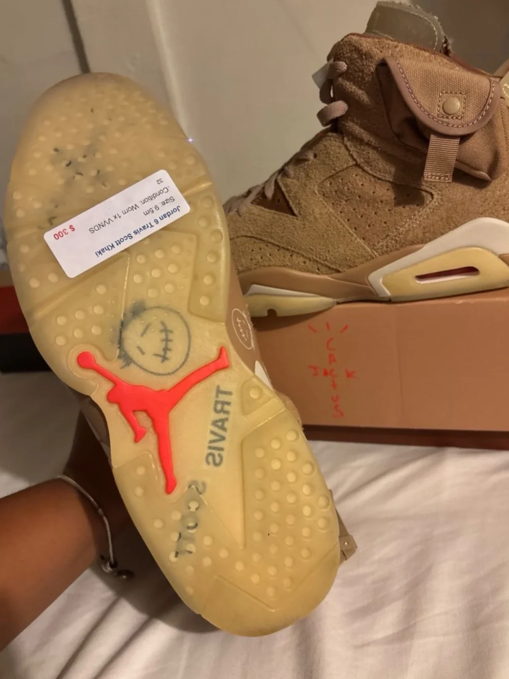 Jordan Travis Scott 6s British Khaki